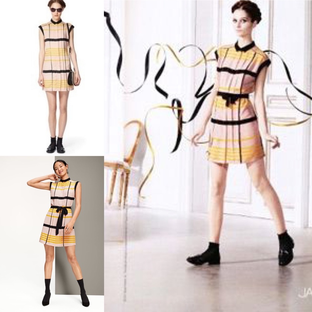 Jason Wu NWT Target Pleated Tie Blush Shirt Dress